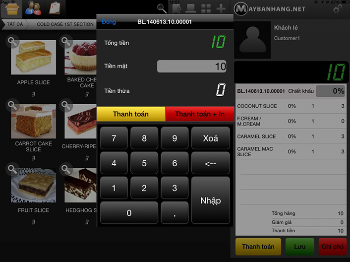 Giao diện EZPOS HD Android — ảnh 3