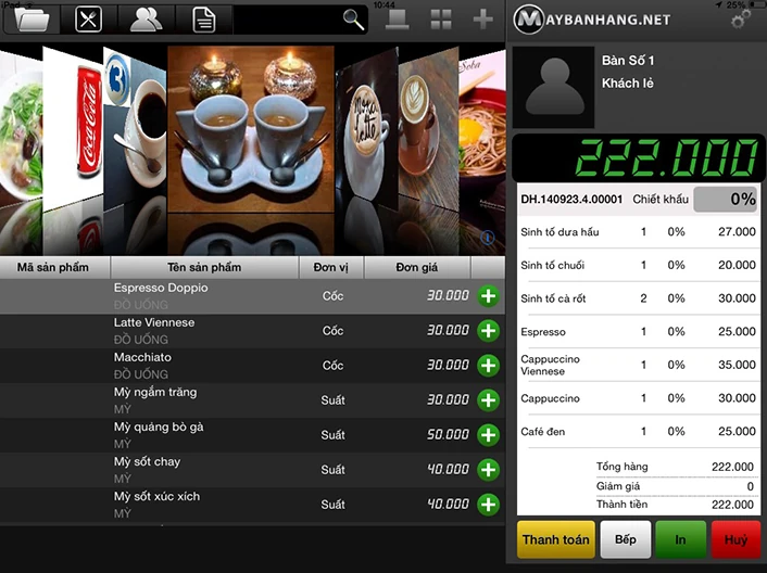 Giao diện POS cho iPad — ảnh 2